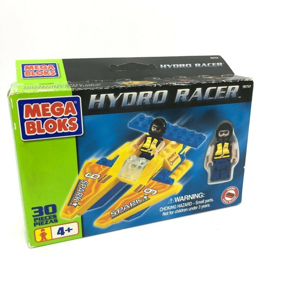 Mega Bloks Hydro Racer New in Box Sealed Number 9151 New Old Stock - Picture 1 of 7